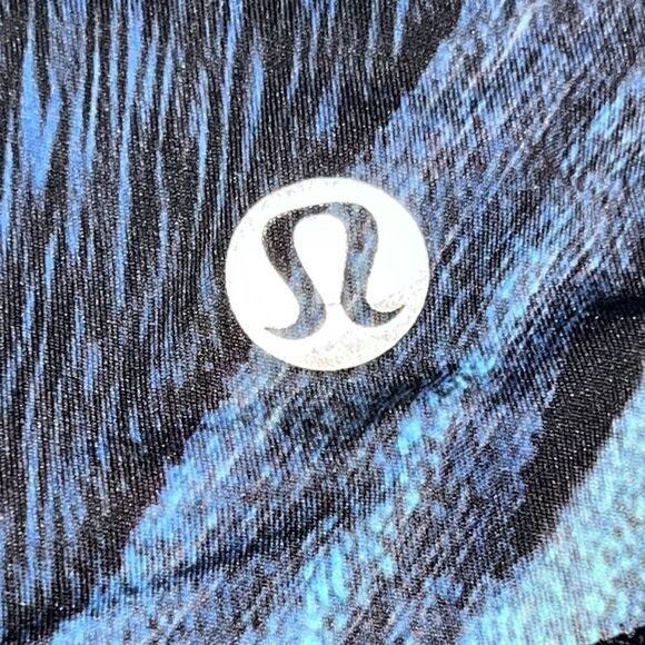 Lululemon Rare Speed Wunder Electrobeam Pattern Nulux Leggings C34 - Picture 10 of 13